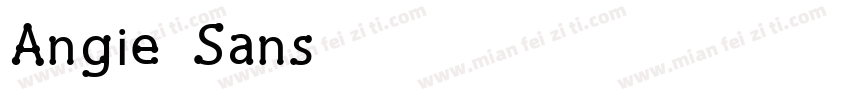 Angie Sans字体转换